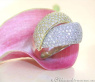 Top-class Diamond Ring in White & Yellow Gold