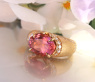 Sensationeller Rosa Turmalin Brillanten Ring "Surprise"