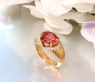 Sensationeller Rosa Turmalin Brillanten Ring "Surprise"