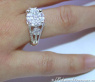 High-end "Illusion Design" Diamond Ring