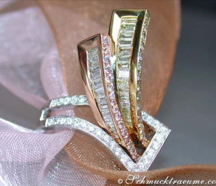 Extraordinary Diamond "Belt" Ring