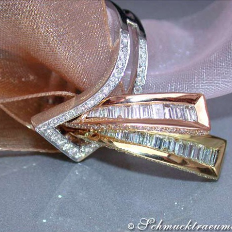 Extraordinary Diamond "Belt" Ring