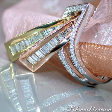 Extraordinary Diamond "Belt" Ring