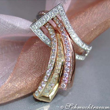 Extraordinary Diamond "Belt" Ring
