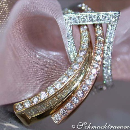 Extraordinary Diamond "Belt" Ring