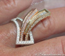 Extraordinary Diamond "Belt" Ring