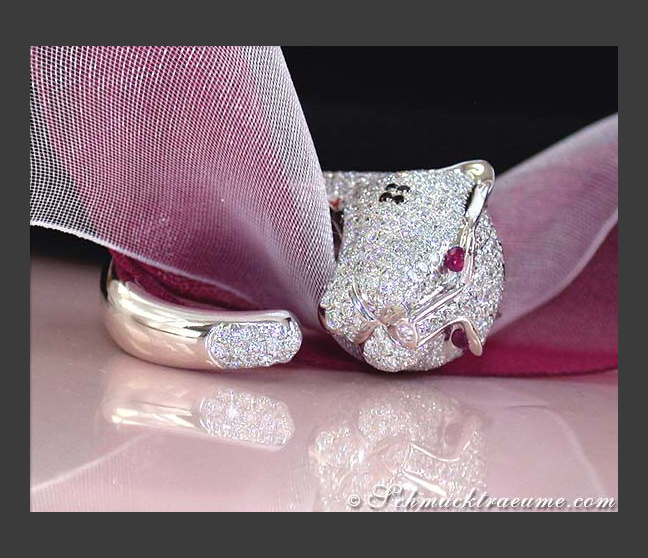 Huge Diamond Panther Ring Huge Diamond Panther Ring