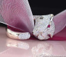 Huge Diamond Panther Ring