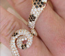 Splendid Diamond Double Snake Ring
