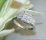 Exquisite Princess Diamond Ring