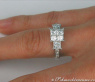 Exquisite Princess Diamond Ring