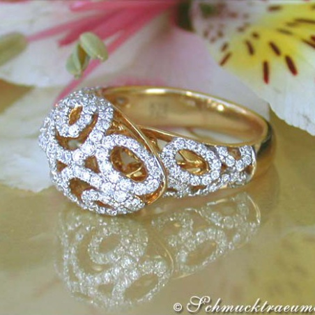Brillant Ring in Gelbgold 750