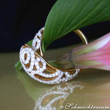 Brillant Ring in Gelbgold 750
