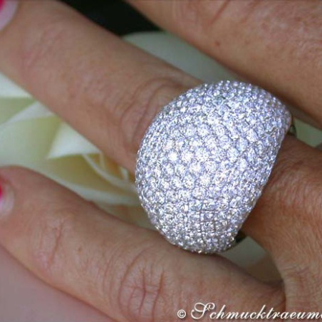 High-end Diamond Dome Ring