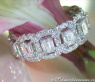 Magnificent Diamond Eternity Ring (Emerald & Brilliant Cut)