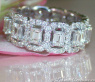 Magnificent Diamond Eternity Ring (Emerald & Brilliant Cut)
