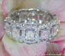 Magnificent Diamond Eternity Ring (Emerald & Brilliant Cut)