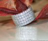 Extra Wide Five Row Diamond Eternity Ring