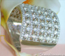Extra Wide Diamond Ring of Finest Craftsmanship