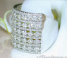 Extra Wide Diamond Ring of Finest Craftsmanship