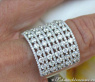 Extra Wide Diamond Ring of Finest Craftsmanship
