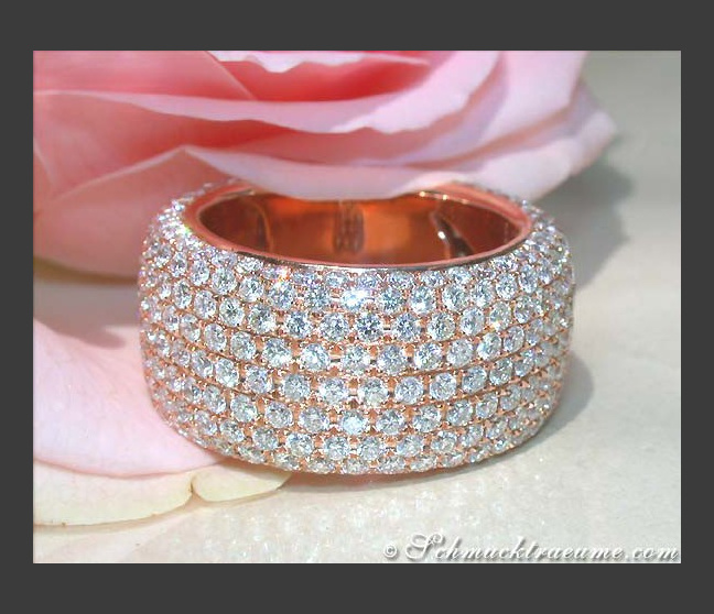Exquisite Diamond Eternity Ring in Rose gold Exquisite Diamond Eternity Ring in Rose gold