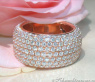 Exquisite Diamond Eternity Ring in Rose gold