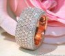 Exquisite Diamond Eternity Ring in Rose gold