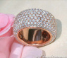 Exquisite Diamond Eternity Ring in Rose gold