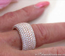 Exquisite Diamond Eternity Ring in Rose gold