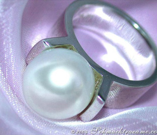 Heavy Southsea Pearl Ring
