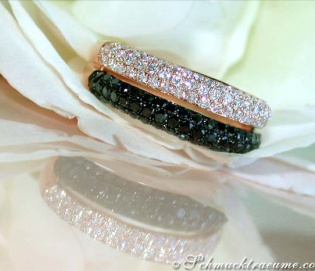 Understated Black & White Diamond Ring
