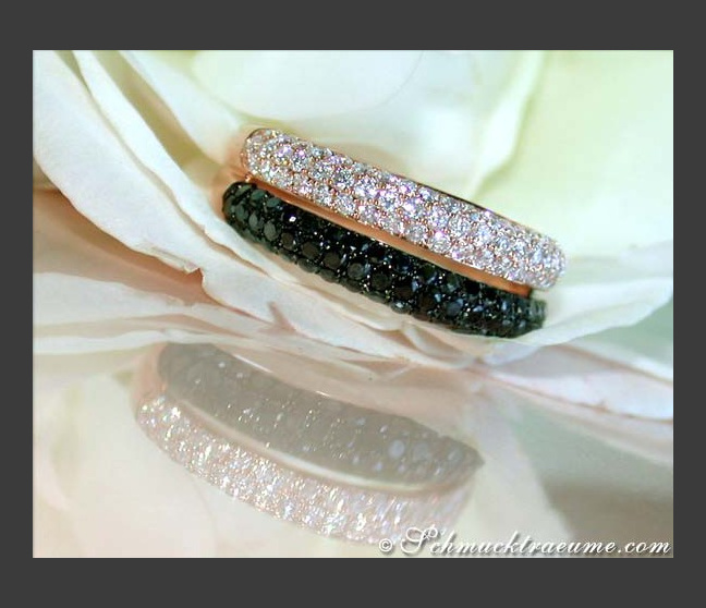 Understated Black & White Diamond Ring Understated Black & White Diamond Ring