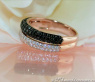 Understated Black & White Diamond Ring