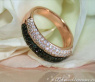 Understated Black & White Diamond Ring