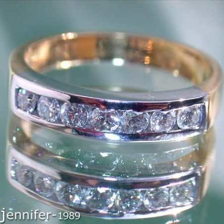 Timeless Diamond Band (Two Tone Finish)