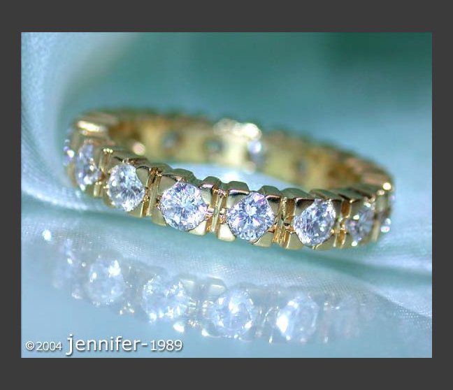 Classic Diamond Eternity Ring in Yellow Gold 18k Classic Diamond Eternity Ring in Yellow Gold 18k