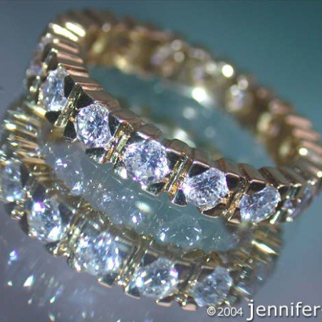 Classic Diamond Eternity Ring in Yellow Gold 18k