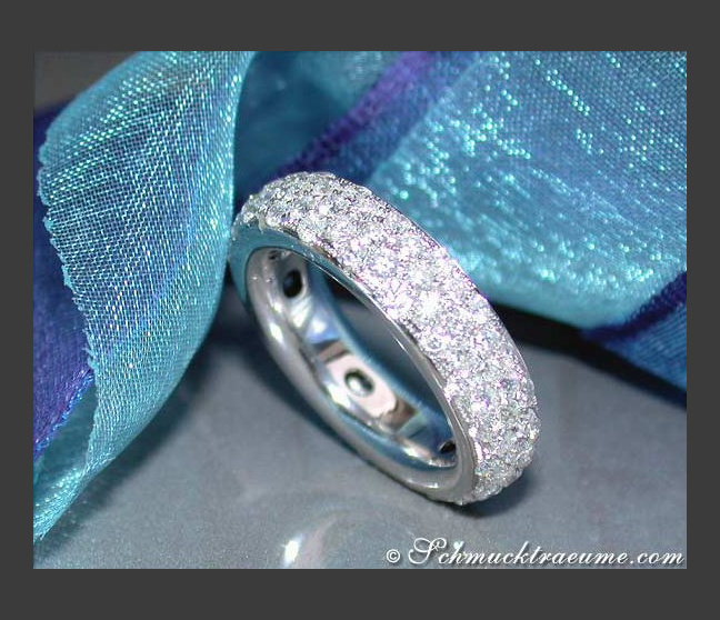Magnificent Diamond Pave Eternity Ring Magnificent Diamond Pave Eternity Ring