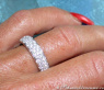 Magnificent Diamond Pave Eternity Ring