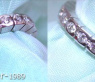 Heavy Diamond Eternity Band in White & Yellow Gold 18k