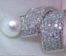 Opulent Southsea Pearl Ring with Diamonds
