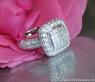 Terrific Diamond Square Ring (Princess & Brilliant Cut)