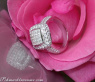 Terrific Diamond Square Ring (Princess & Brilliant Cut)