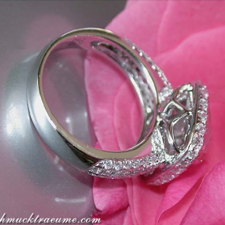 Terrific Diamond Square Ring (Princess & Brilliant Cut)