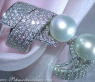 Opulent Southsea Pearl Ring with Diamonds