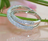 Beautiful Crossover Diamond Ring