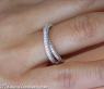 Beautiful Crossover Diamond Ring