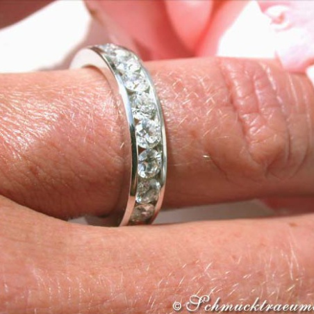 Brillanten Memory Ring / Brillanten Memoire Ring
