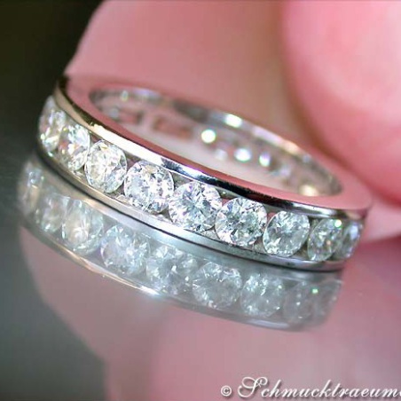 Brillanten Memory Ring / Brillanten Memoire Ring